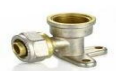 Wallplate Elbow (3 teshikli)